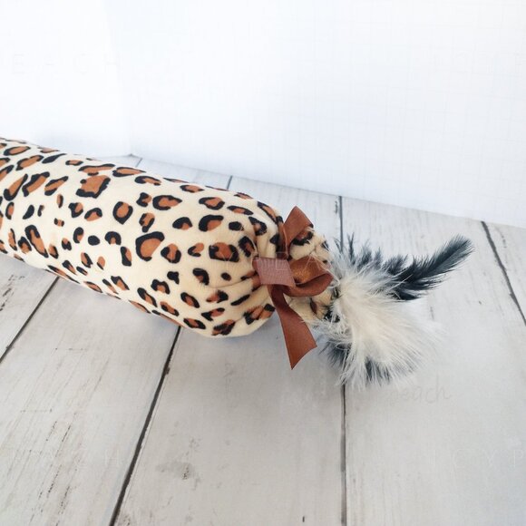 Multipet Katz Kuddlerz Elongated Plush Toy Cat Large Kicker Feathers Crinkle - Picture 2 of 7